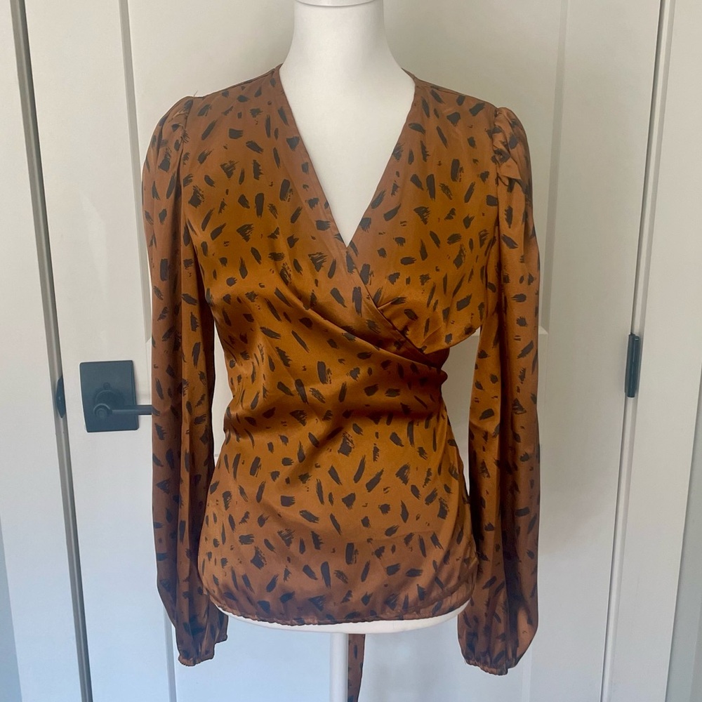 Vici Wrap Blouse - image 1